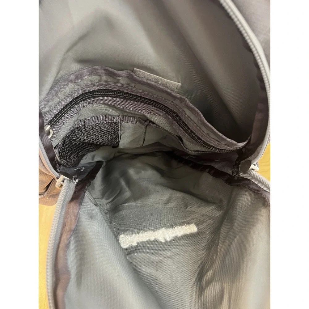 The North Face Connector Backpack Gray Laptop ⭐️School⭐️ Travel Park City Patch